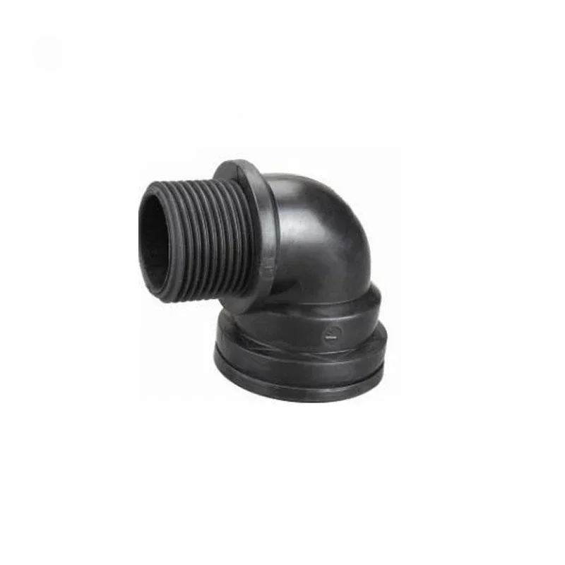 PP Threaded Fittings Male*Female Elbow Plastic Pipe Coupling for Irrigation and Water Management Systems Casting Technique