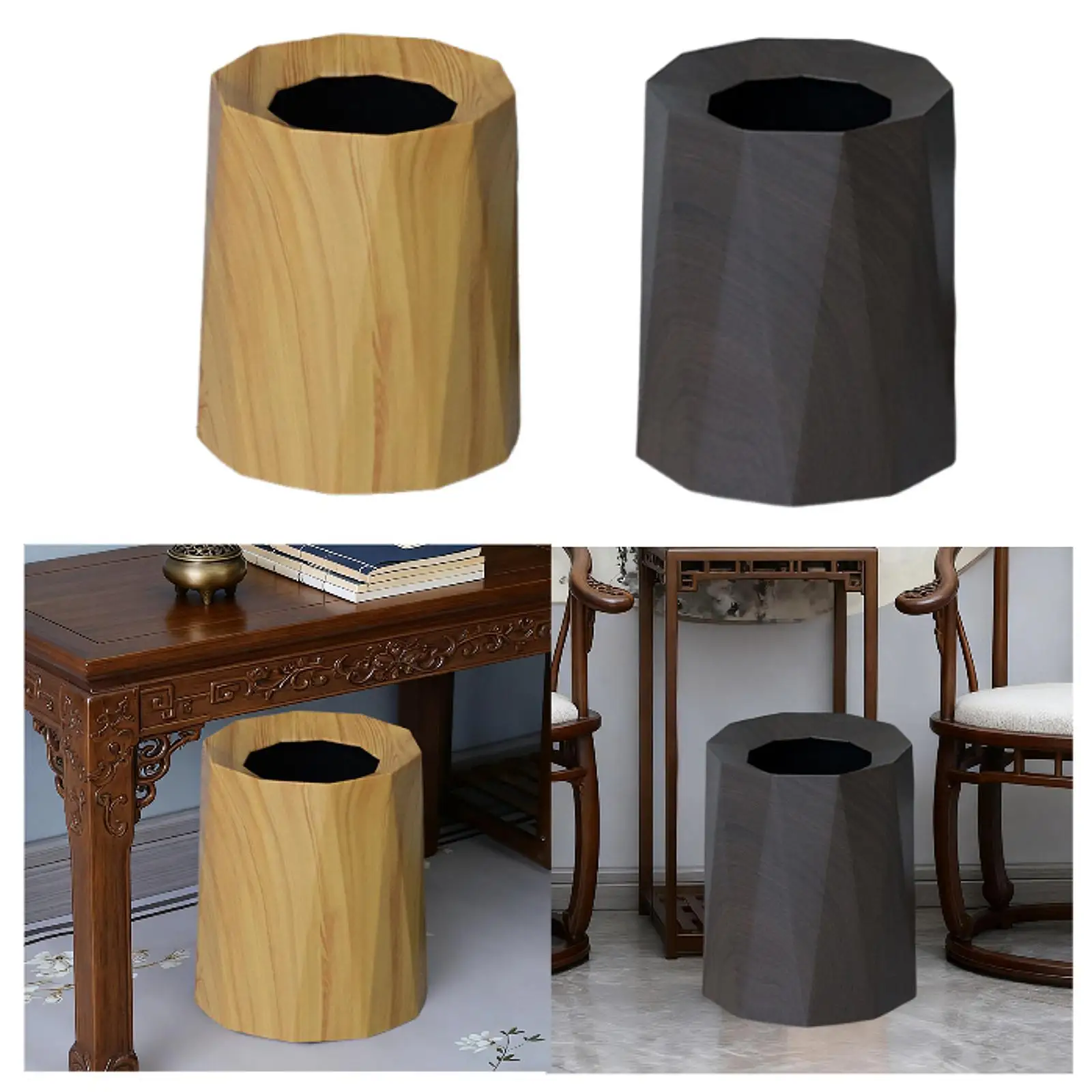 

Trash Can Rubbish Bin Reusable Household Modern Dustbin Garbage Container Trash