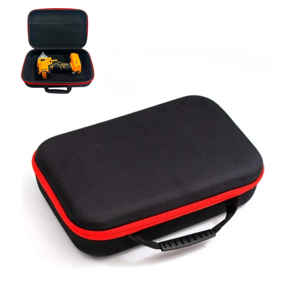 Portable Large Capacity Tool Pouch  with Red Edges Waterproof Tool Bags Electrician Hardware Tools Bag 2-size Available