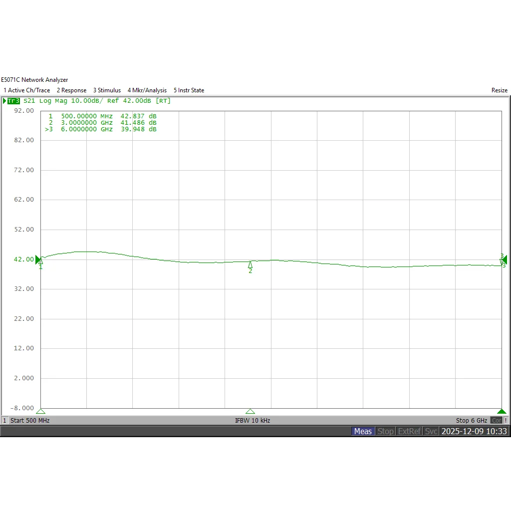 0.5-6 GHz, 42 DB High Gain 1.1 DB Low-noise Amplifier Customisable