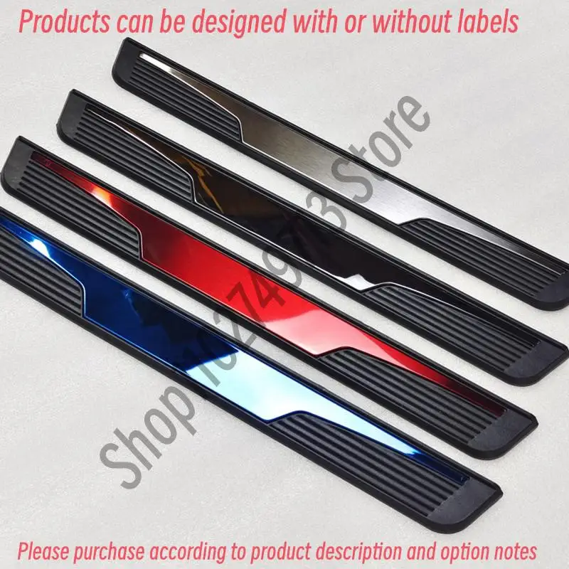 For Renault CAPTUR KAPTUR 2022 2021-2014 Stainless Car Door Sill Scuff Plate Kick Entry Guard Pedal Protector Cover Trim Styling