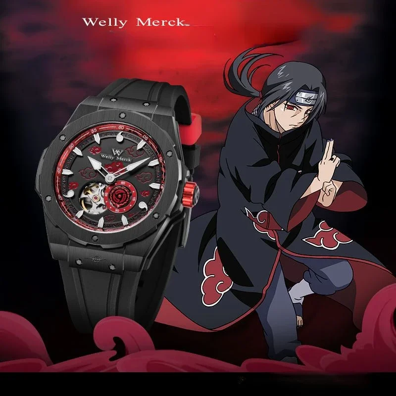 New Genuine Animation Joint Mechanical Luminous Watch Willie Merck Automatic Hollow Boys Watches