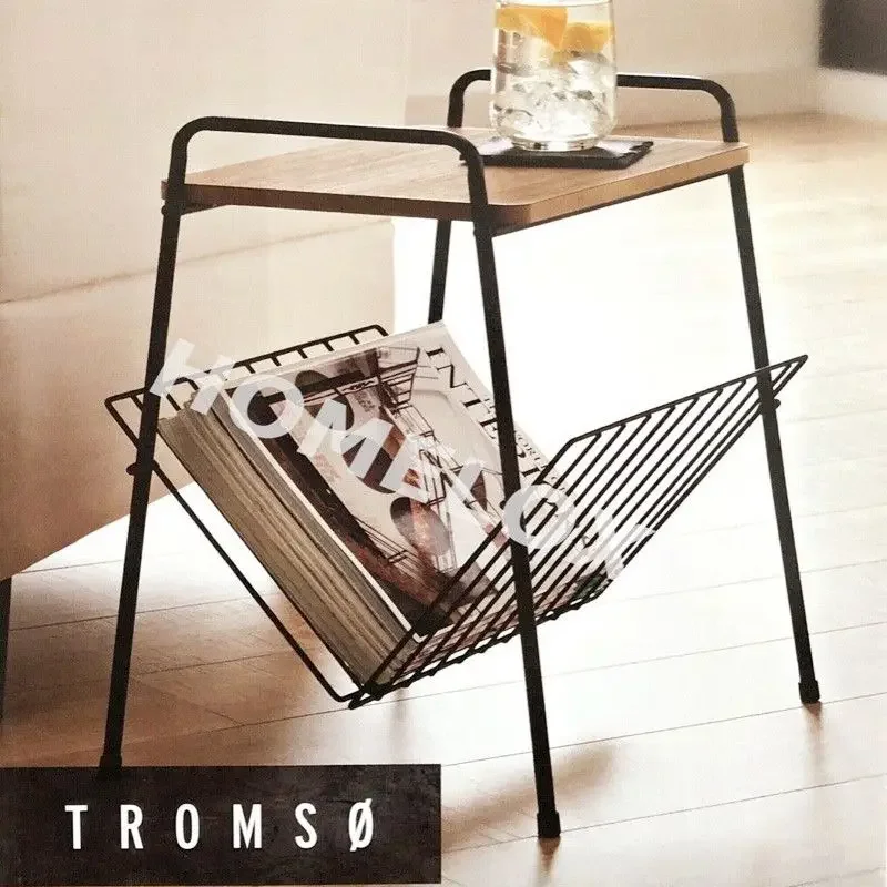 Wrought iron bedside table simple modern sofa corner few small apartment coffee table simple bedroom bedside table rack