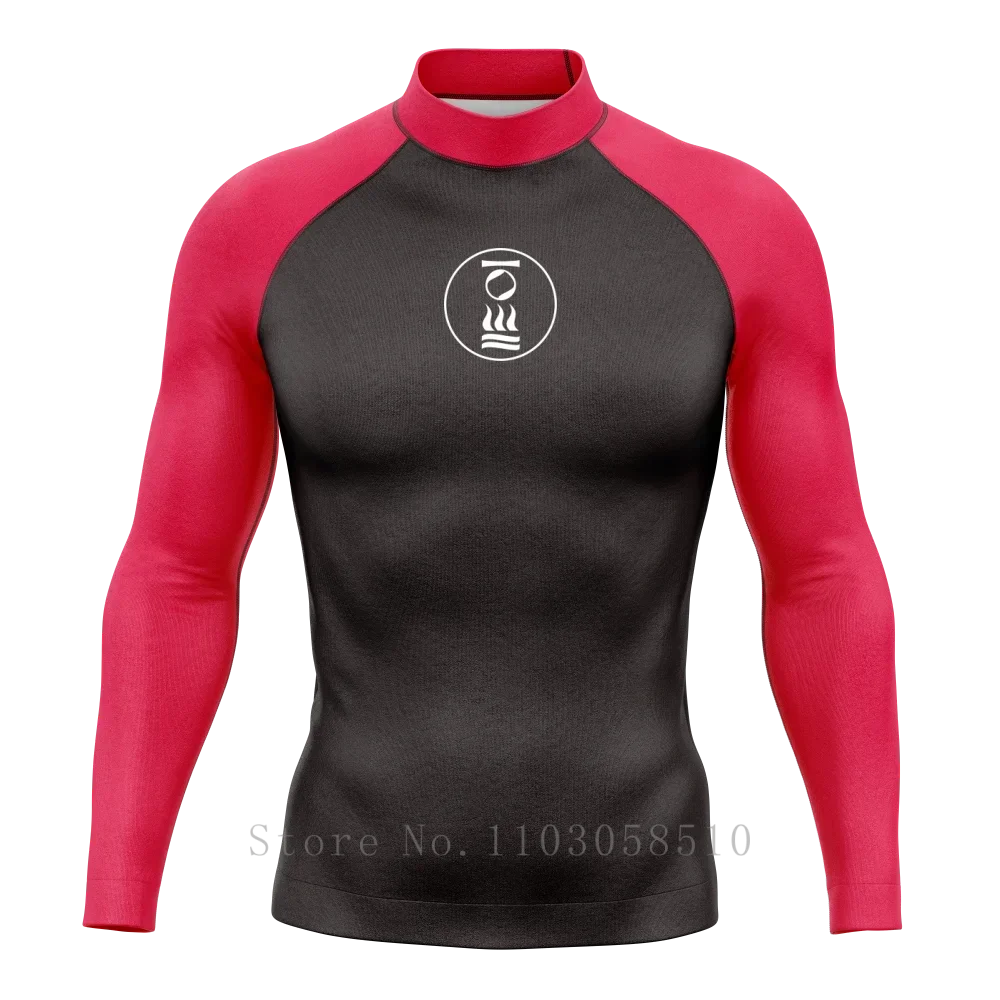 Fourth Element Mens Rash Guard Long Sleeve Swimming Shirts UPF 50+ UV Protection Water Shirts Quick Dry for Outdoor Sports