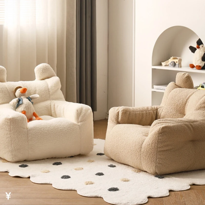 

Kids Recliner Children's Lazy Baby Sofa Furniture Bedroom House Soft Kid Reading Girls Armchairs Canape Enfants Small Seats JGY