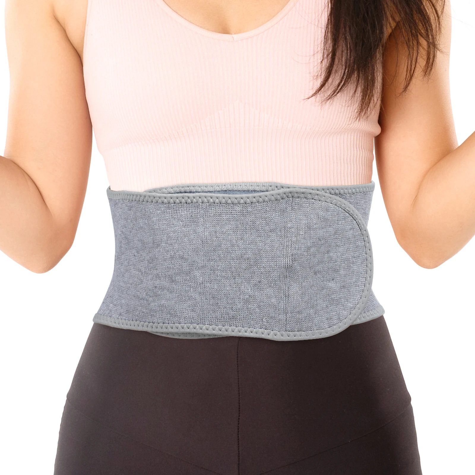 

Thermal Waist Warmer Lumbar Support Belt Size L Thickened Warm Abdominal Protector Adjustable Back Brace Comfortable for Winter