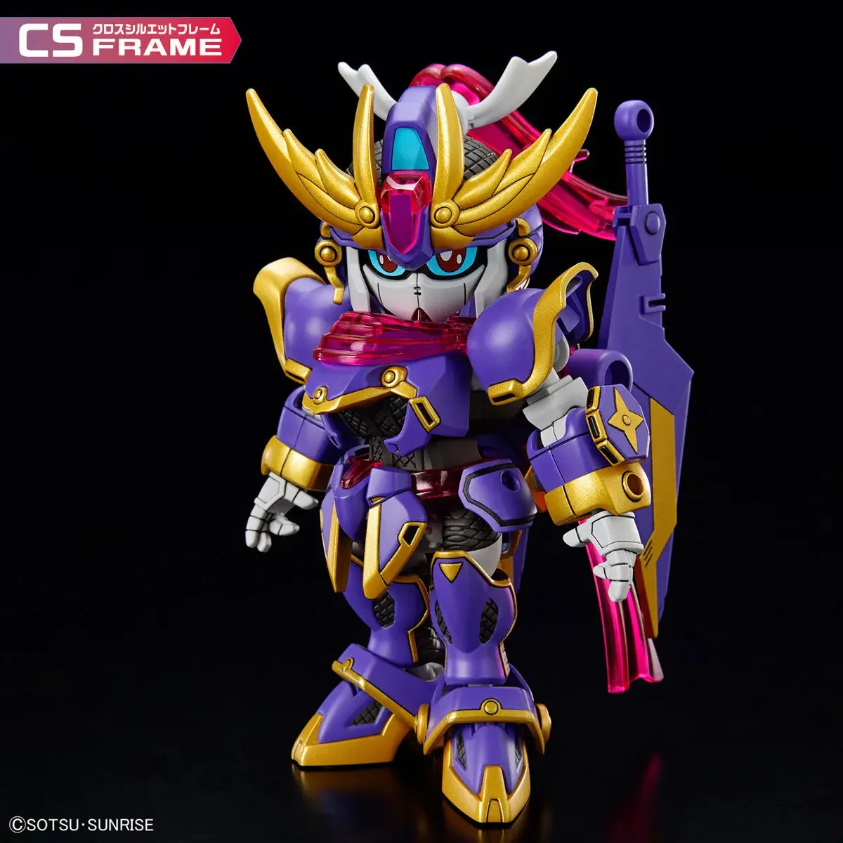 Bandai in Stock Original SD GUNDAM CROSS SILHOUETTE F-KUNOICHI KAI Anime Action Figures Toys Collectible Model Gifts for Kids