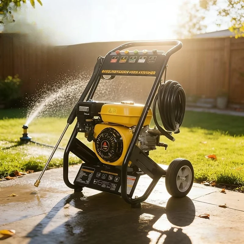 170A Professional Grade High Pressure Washer Mobile Pressure Washer with Hose Reel for Truck RV Boat Cleaning