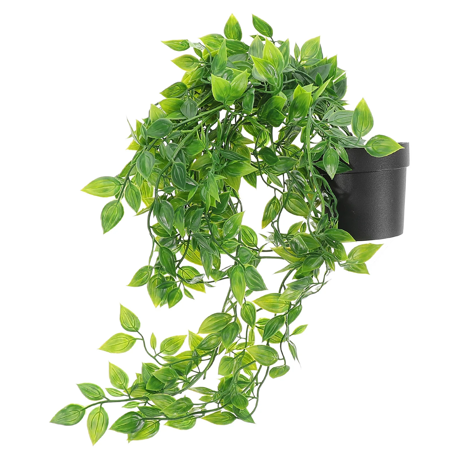 

2Pcs Realistic Faux Hanging Plants Indoor Decor Artificial Potted Plants Home Office Fake Bonsai Pot Decoration