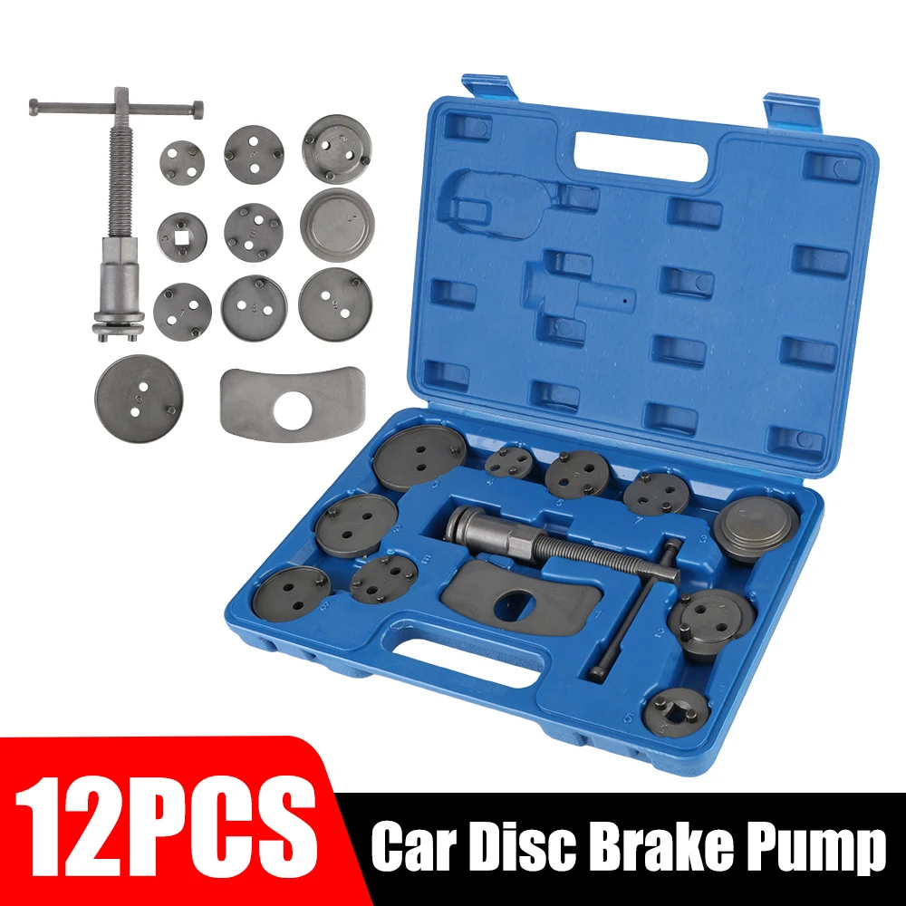 Car Disc Brake Caliper 1 Set Durable And Reliable Convenient Rewind Back Brake 12PCS/13PCS Piston Compressor Tool Kit Set