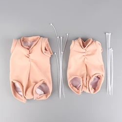 18 - 28cm Simulation Home Accessories Toys Cloth Body Reborn Doll Supply Kit Soft Full Limbs Baby Toddler Solid DIY Gift