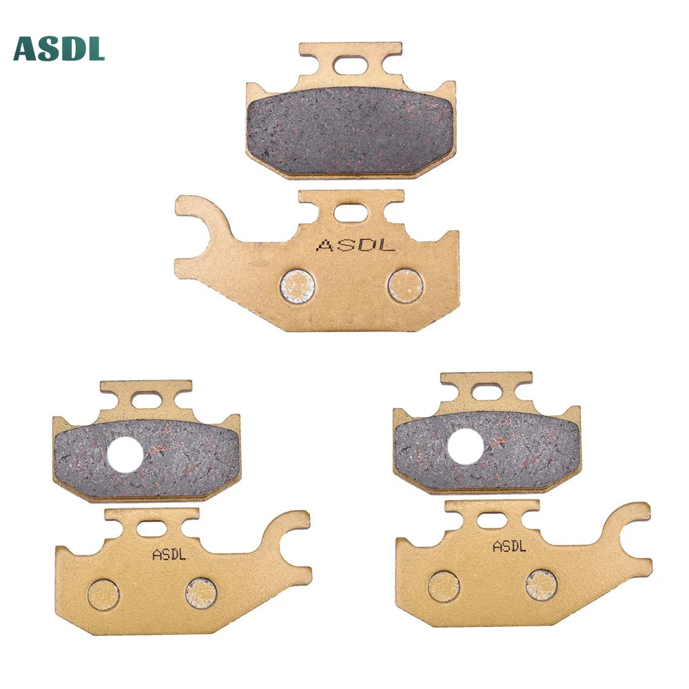 

Motorcycle Front Rear Brake Pad for Bombardier/BRP Traxter XL XT Autoshift Footshift 2001-2005 Quest 500 650 MD6224D DS650 00-06