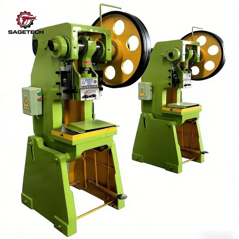 for 10 Ton Mechanical Eccentric Press Industrial Metal Forging Stamping Machine Custom Factory Equipment for Workshop