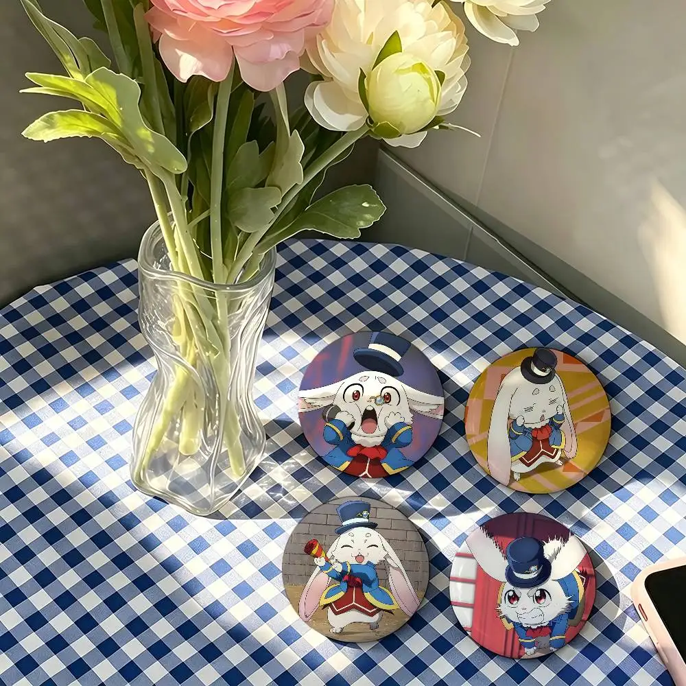 1pc Emul Shangri-La Frontier Cartoon Style Badge Brooches On Backpack Decoration Round Enamel Pins For Accessorys