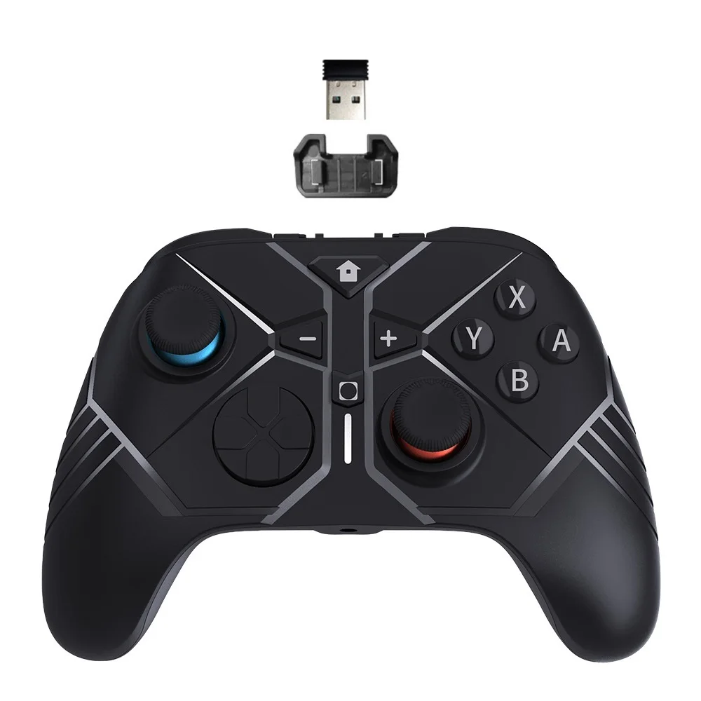 Mando de juego inalámbrico 2,4G, Joystick con botones traseros para Switch/Lite/Android/iOS/ PC