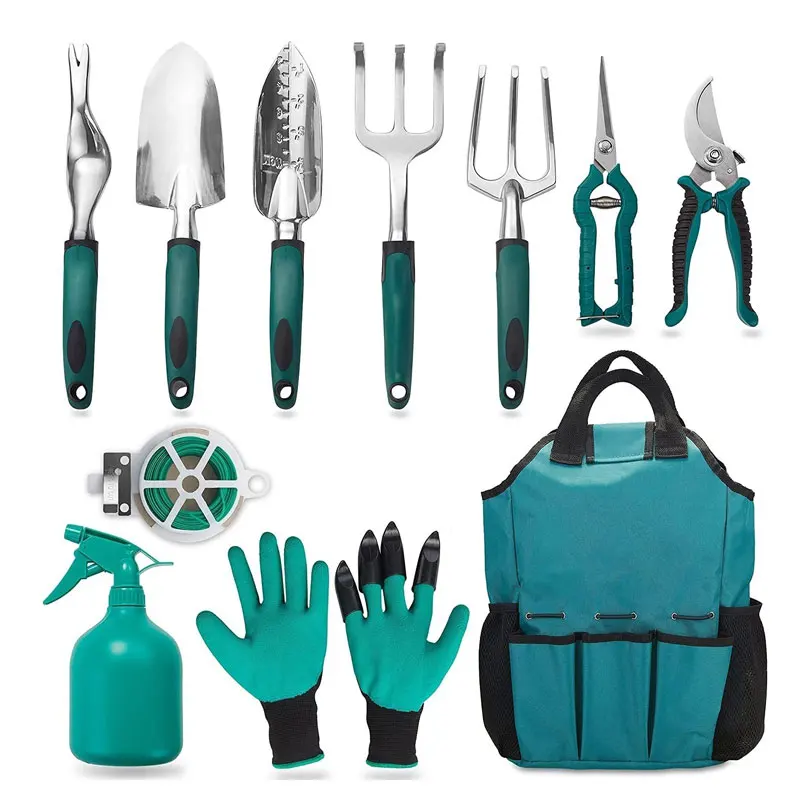 11Piece Bonsai Scissors Garden Scissor Tool Set Floral Home Garden Hand Tool Kit Set with Bag