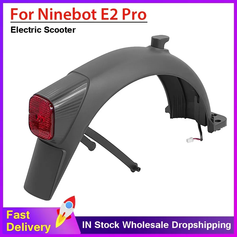 Original Rear Fender Assembly Electric Scooter For Ninebot Segway E2 PRO  KickScooter Fender With Support Taillight Parts