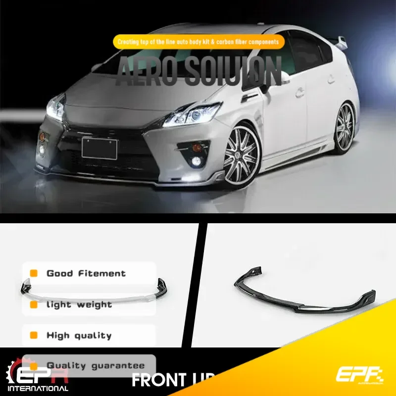 

For 11'.12~15'.11 TOYOTA Prius ZVW30 G's Late 30 RWN Type Carbon Glossy Front Lip Bumper Spillter Under spoiler Body kit