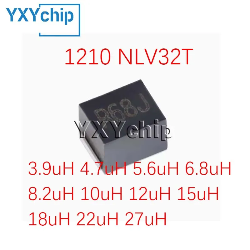 20PCS 1210 SMD HIGH FREQUENCY WIREWOUND INDUCTOR 3225 3.9UH 4.7UH 5.6UH 6.8UH 8.2UH 10UH 12UH 15UH 18UH 22UH 27UH NLV32T SERIES