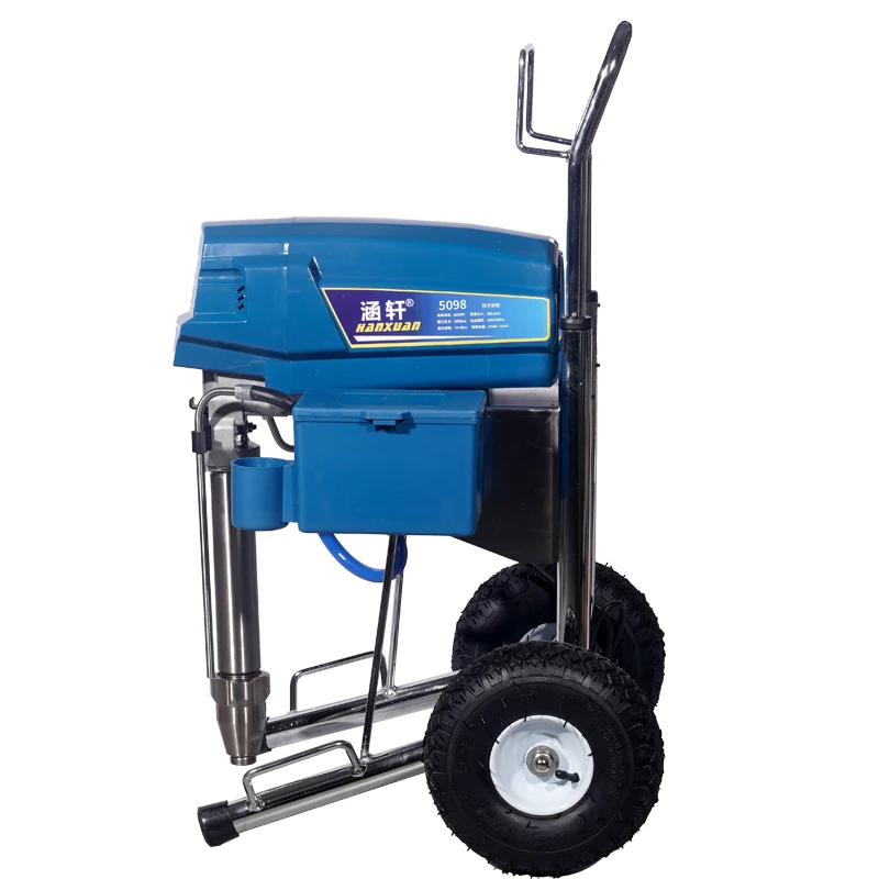 Máquina de pulverización eléctrica grande profesional de 220V, Motor sin escobillas de alto voltaje, pulverizador sin aire, revestimiento de pintura de látex