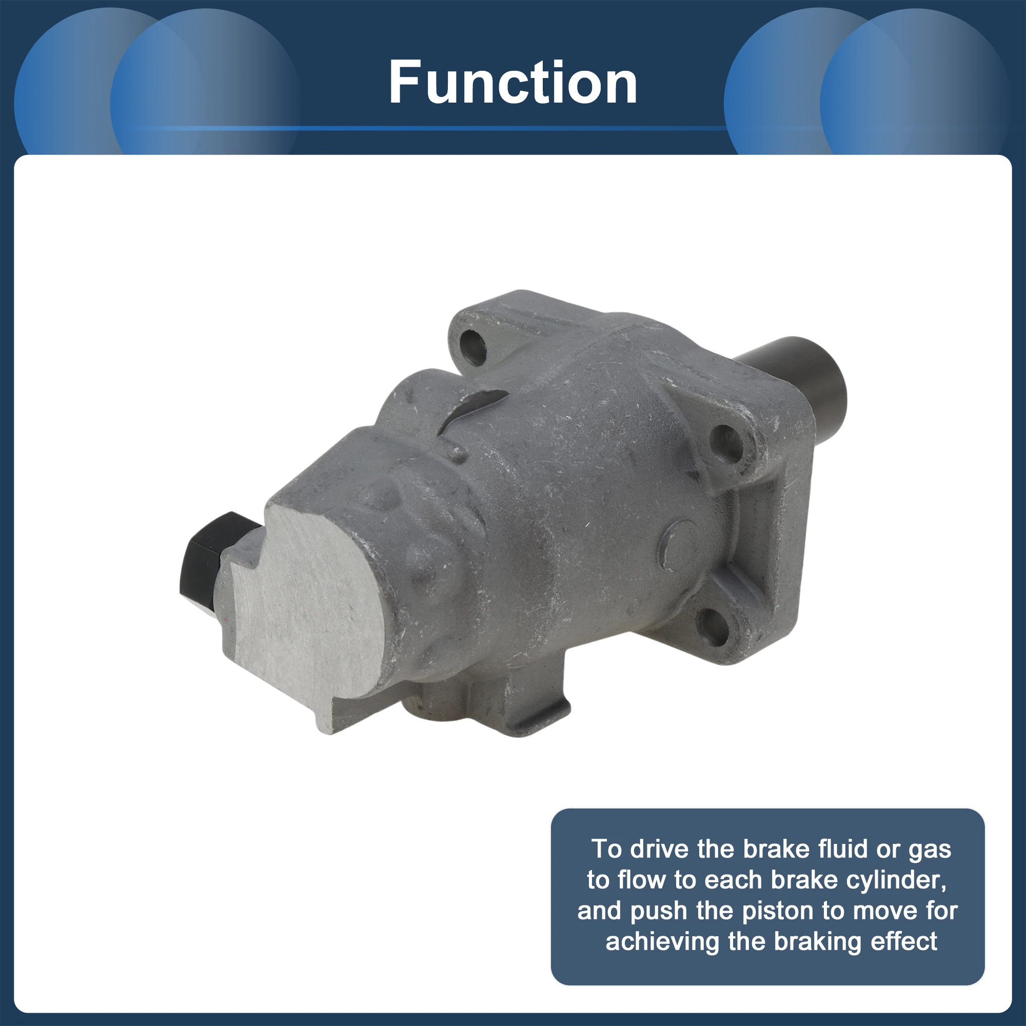 

UXCELL Brake Master Cylinder No.4720737070 for Toyota DYNA 400 2002-2006 Silver Tone Aluminum Alloy 1 Pcs