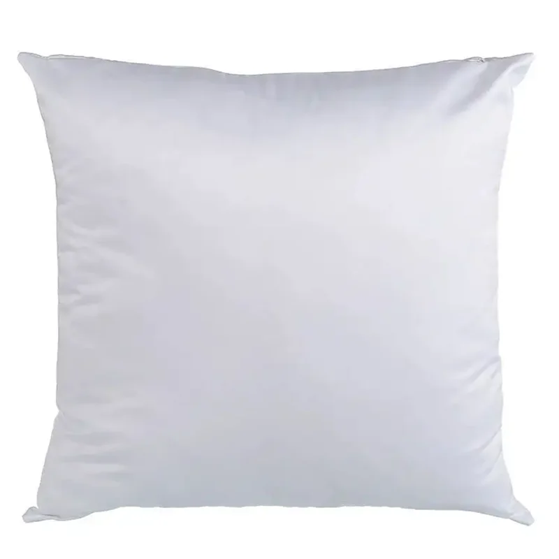 Hot Selling Thermal Sublimation Blank Pure White Pillows Case Sofa Office Car Waist Cushion Cover Gift