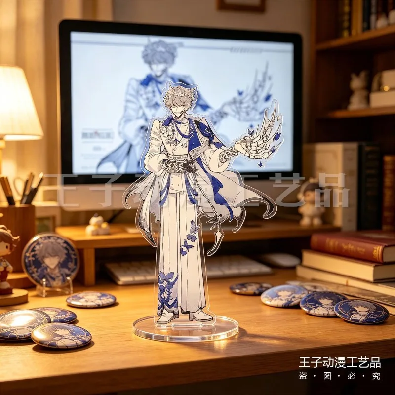Game Identity V Surrounding Characters Acrylic Plaque Jack Knight Mercenary Prisoner Desktop Ornament Model Plate Gifts Keychain