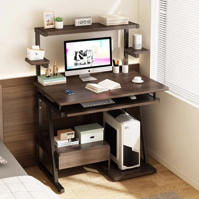

Computer desk Desktop home Simple modern small apartment Student learning writing desk Mobile