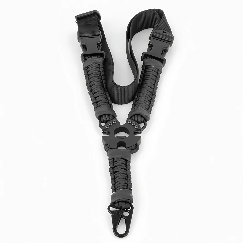 Taktischer Einpunkt-Schulterriemen aus Nylon-Gurtband, Paracord-Mehrzweck-Gewehrriemen, Langlebiger Verstellbarer Schrotflintengurt für die Jagd – Detail 6