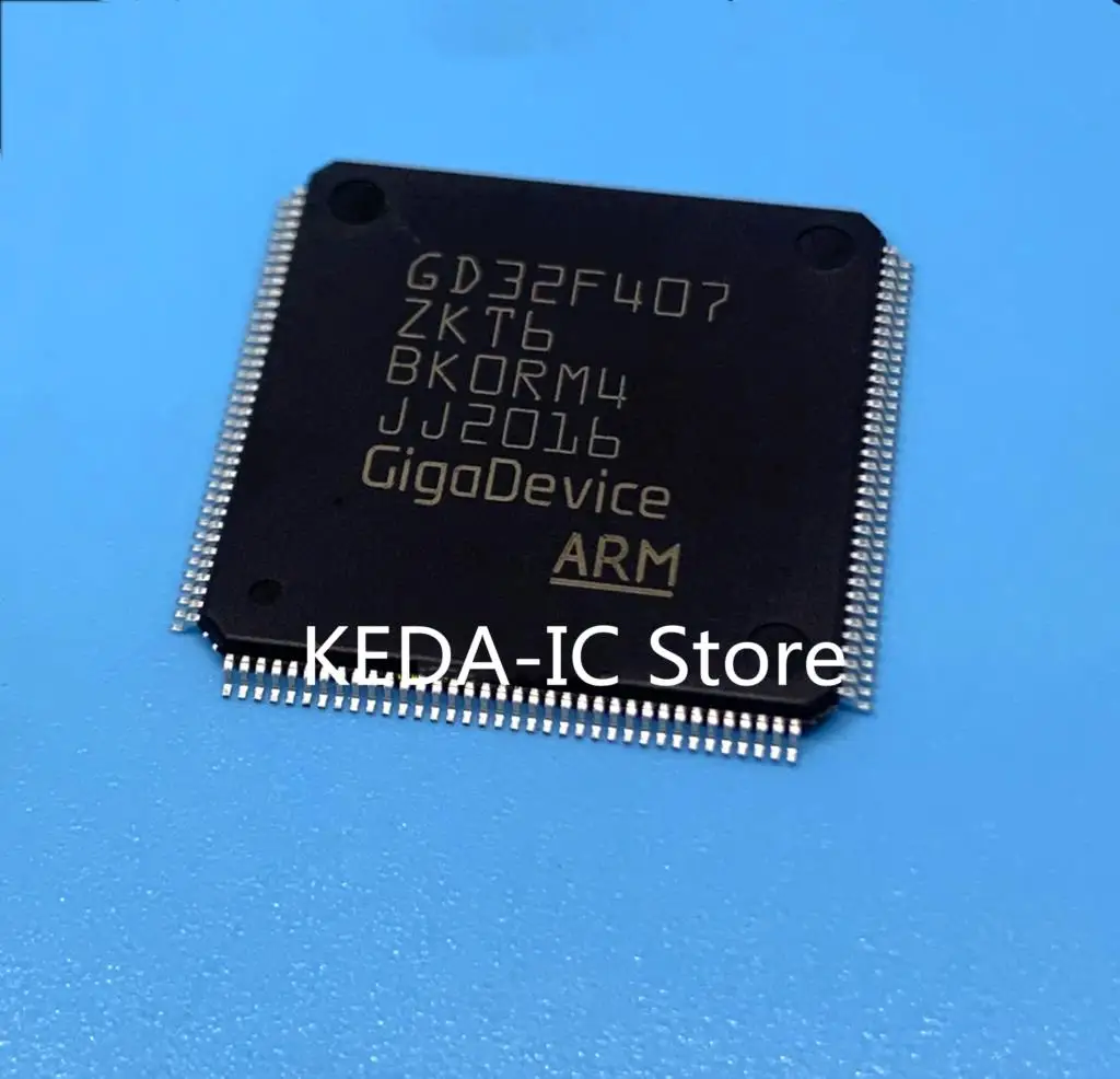 1PCS~10PCS/LOT  GD32F407ZKT6  LQFP144  new original