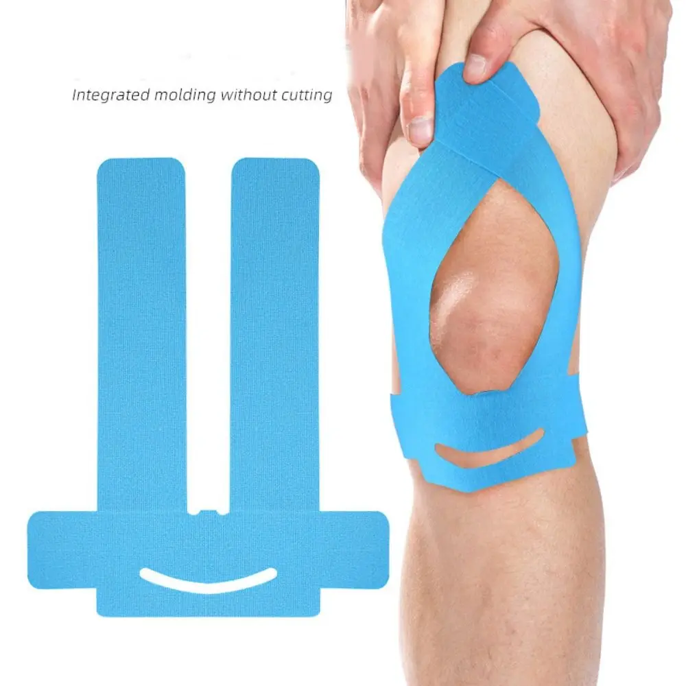 

2 шт. новая долговечная кинезиологическая лента, дышащая гипоаллергенная наколенница, водонепроницаемая эластичная предварительно вырезанная защитная лента