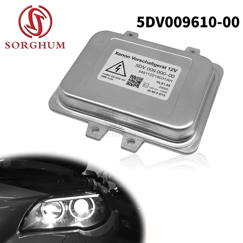 

SORGHUM Xenon HID Headlight Ballast Replacement 5DV 009 000-00 5DV00900000 For Cadillac Escalade For Skoda Octavia For BMW X5 X6