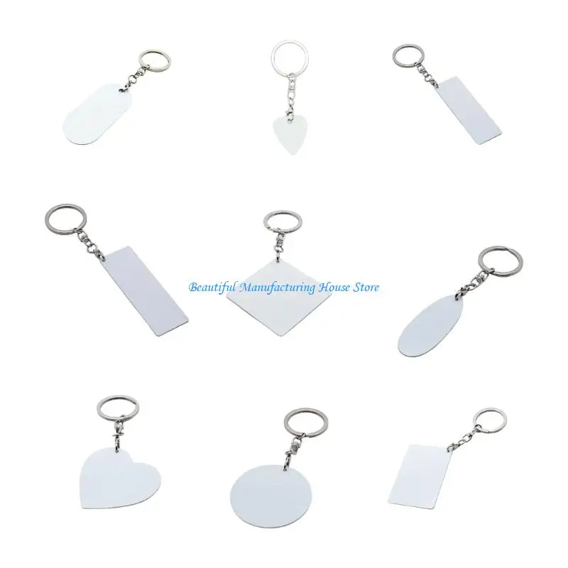 

E56A 10 Sturdy Aluminum Holders Heat Press Compatible for Personalized Accessories and Souvenirs