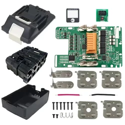 BL1830 Battery Case For Makita 18V DIY 3.0Ah 6.0Ah 1860 1850 Shell Box With BMS PCB Board Charging Protection LED Digital BL1840