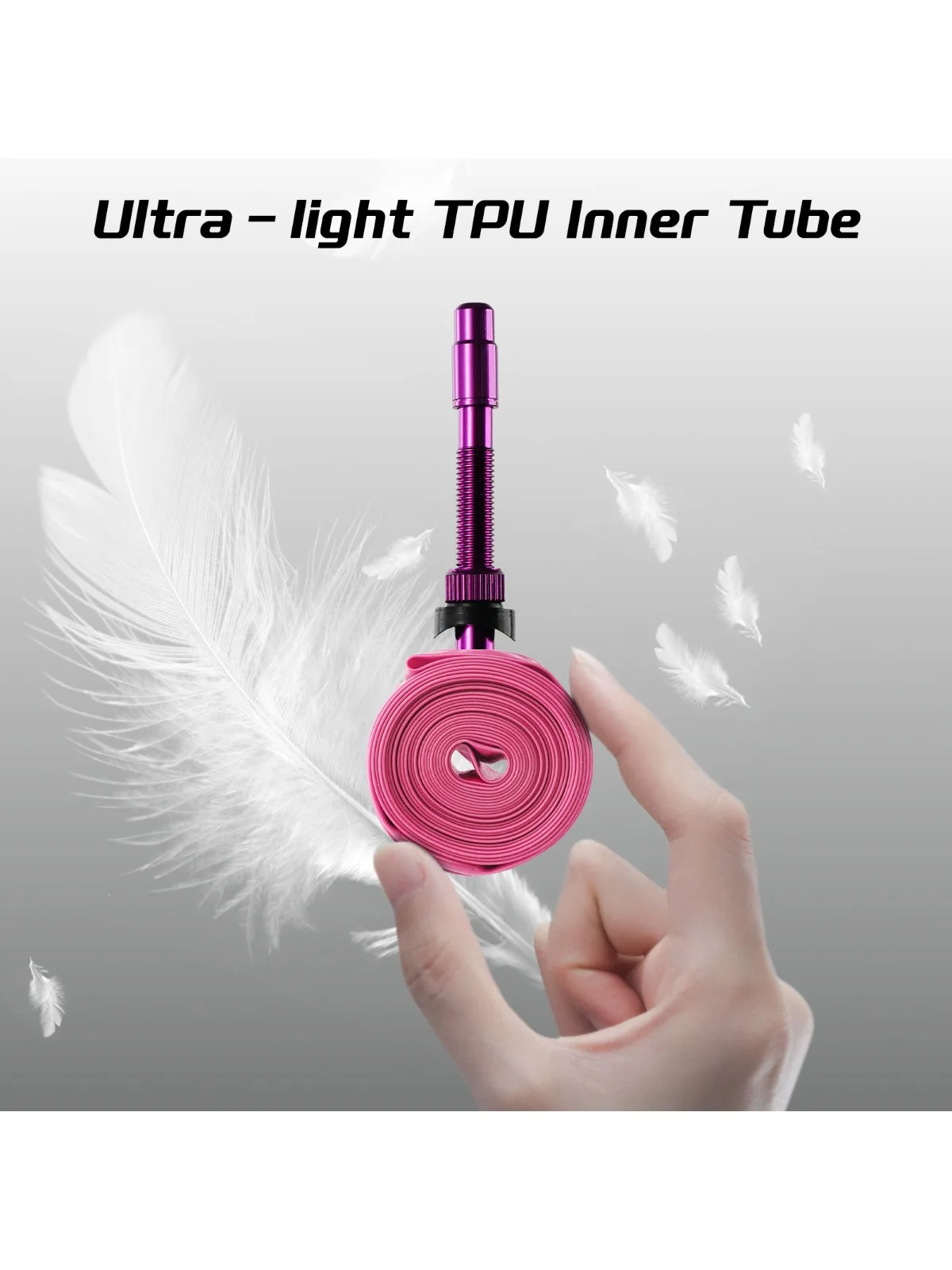 AliExpress NONE NPY Aluminium Alloy Nozzle Tpu Inner Tube External Thread Tube 700x18-32c Road Bike Inner Tire Removable Cores Tyre Accessories
