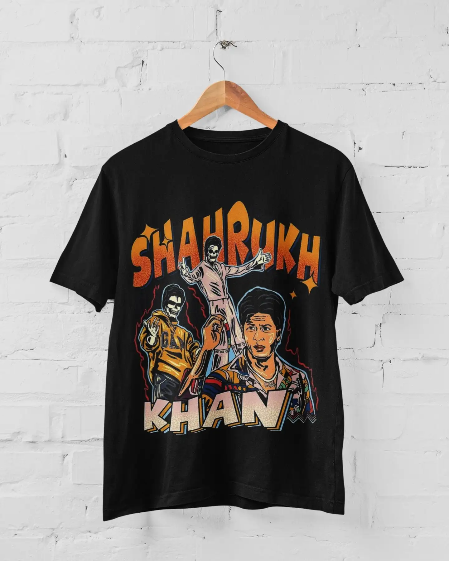 Shahrukh Khan T Shirt Srk Bollywood Movie gift for Indian