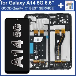 Novo lcd para samsung galaxy a14 5g a146 display lcd substituição da tela de toque para samsung a14 tela a146b a146u a146p display