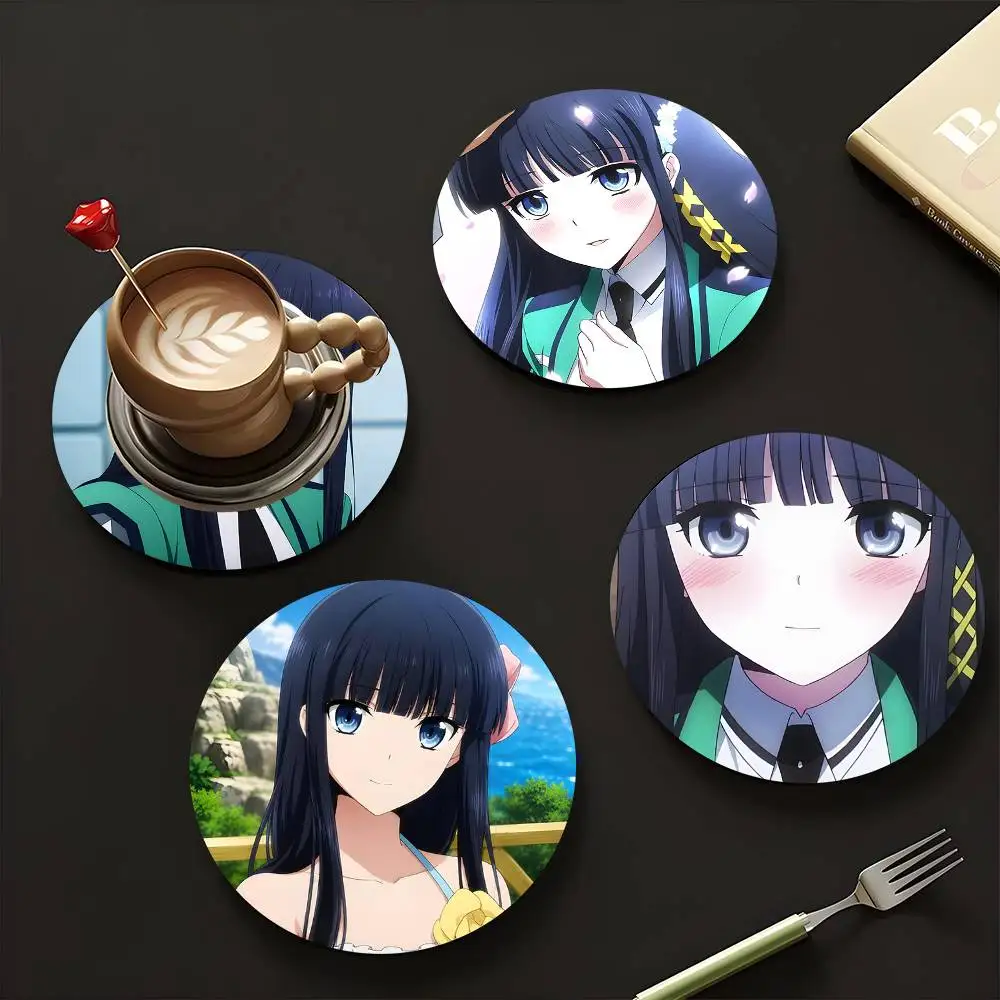1pc Miyuki Shiba Anime Characters Wooden Coaster Colour Printing Cup Mat Home Desk Decoration Gifts