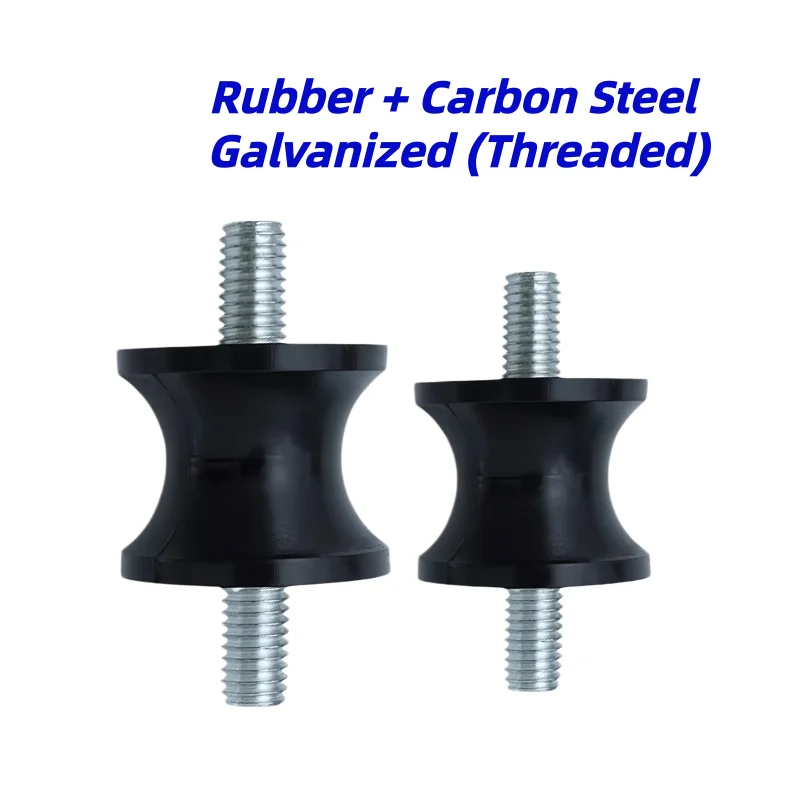 Double Male Thread Rubber Shock Absorber M4 M5 M6 M8 GVV GVD Silentblock Anti Vibration Isolator Mount Car Boat Rubber Bobbins