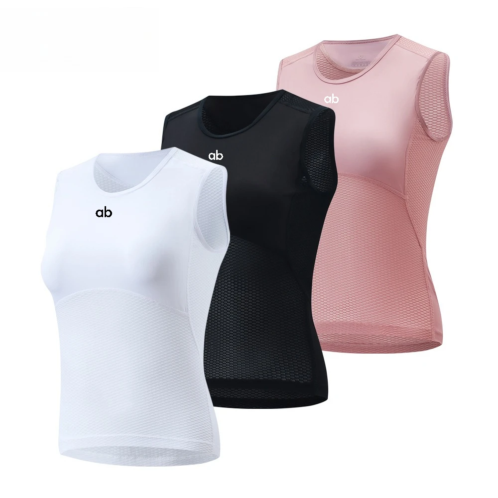 Women Yoga Vest Cycling Base Layers High Quality Pro Sports Mesh Breathable Quick Dry Cycling Undershirt MTB Road Cycling Vest