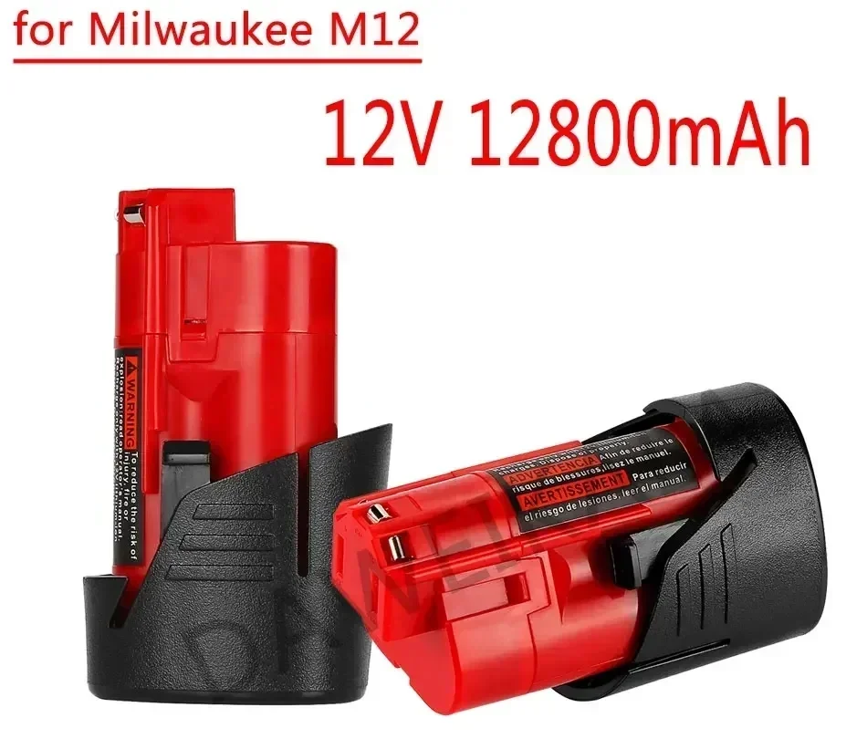 Náhradní baterie Milwaukee M12 – 12V 3Ah, kompatibilní s řadou XC, 48-11-2410, 48-11-2420, 48-11-2411 a 12V akumulátorovým nářadím. - náhled 3