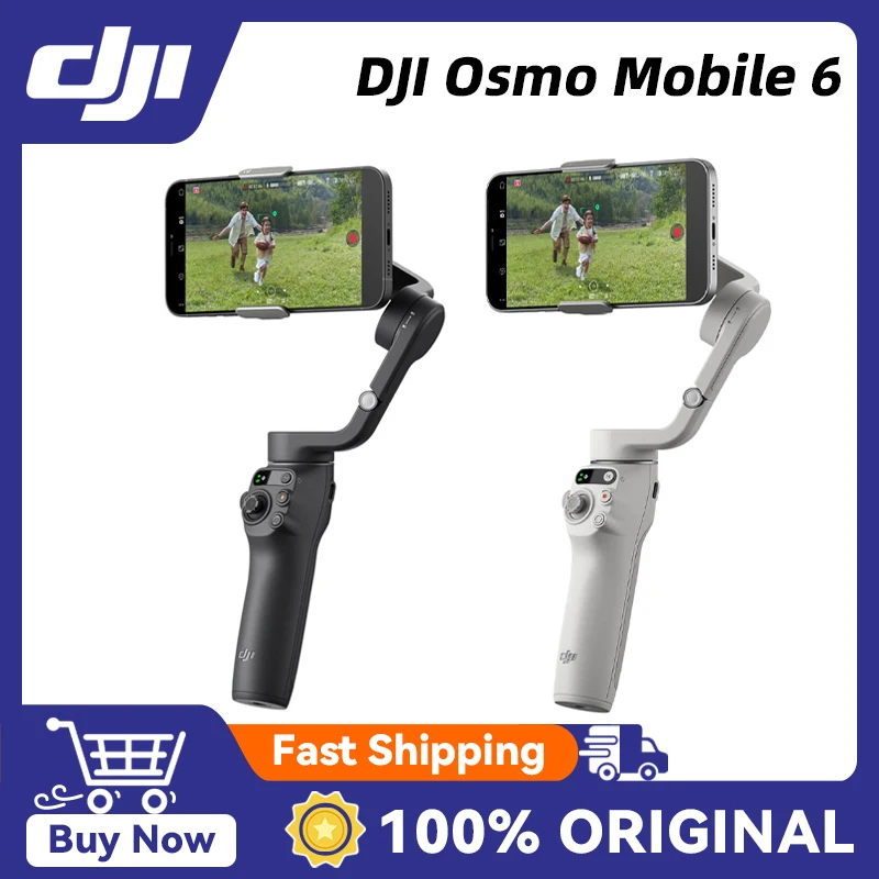 DJI Osmo Mobile 6 3-Axis Stabilization Portable and Foldable ActiveTrack 5.0 Magnetic Quick-Release Design Original In Stock