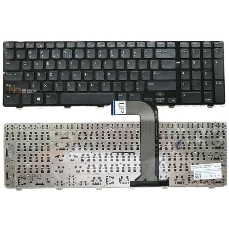 SS+US English Non-Backlit Keyboard For Dell Inspiron 17R 5720 7720 N7110 Laptop Replacement