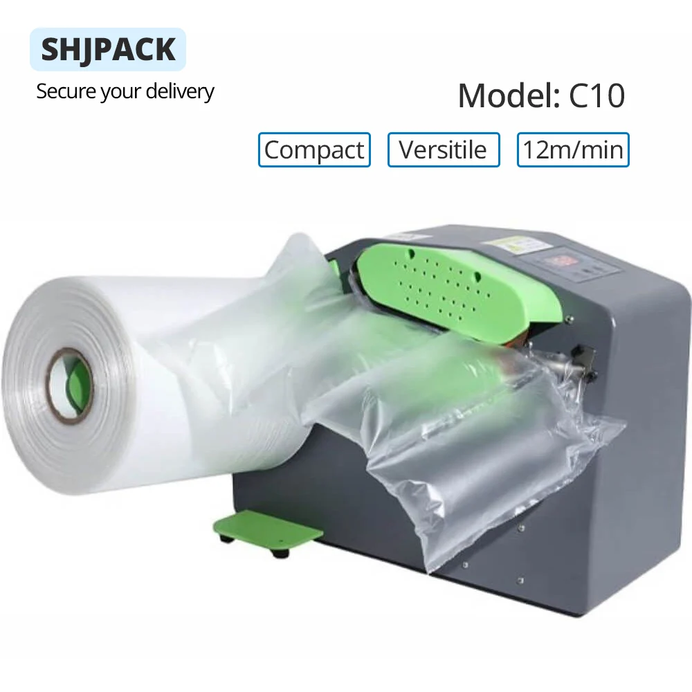 Void Fill Air Cushion Machine / Cushion Bags Making Machine / Air Bubble Film Filling Machines Air Pillow Maker