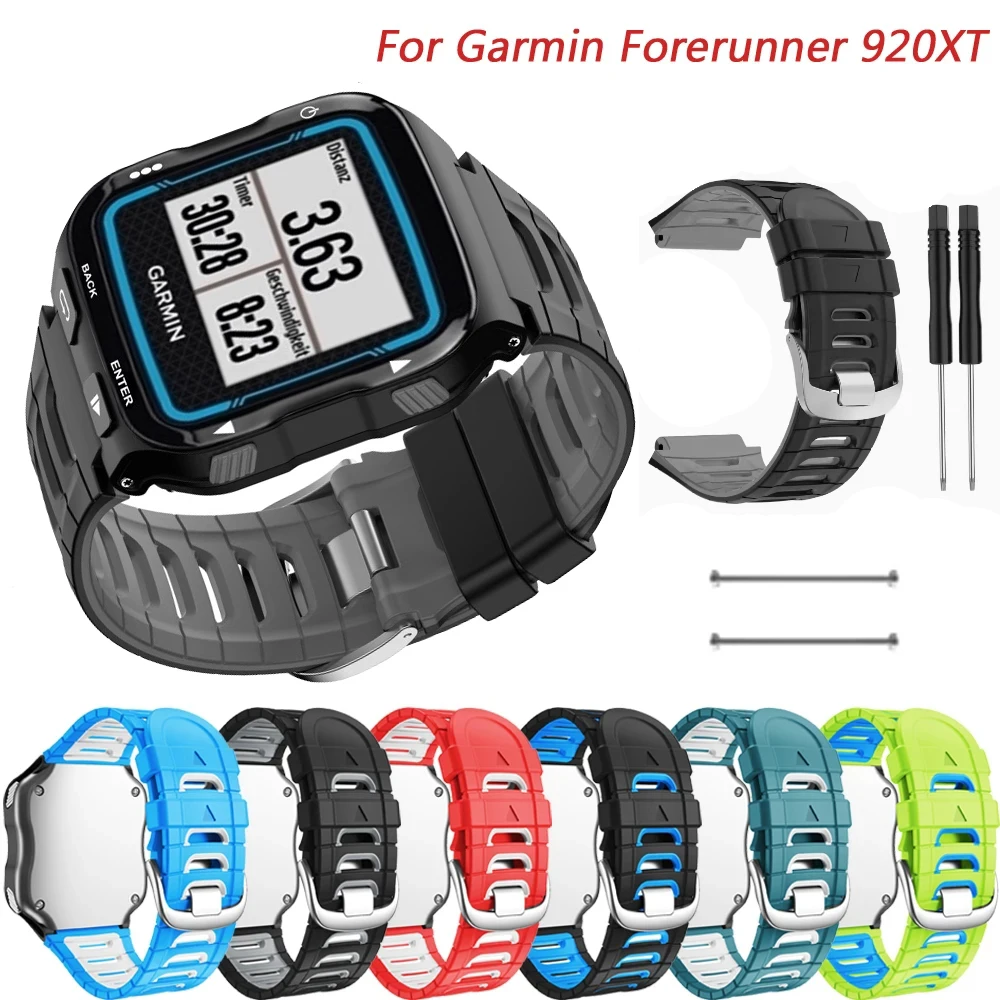 Original Silicone Bracelet Straps For Garmin Forerunner 920XT Strap Srews+Utility Knife Smart Watch Wristbands Forerunner 920 XT