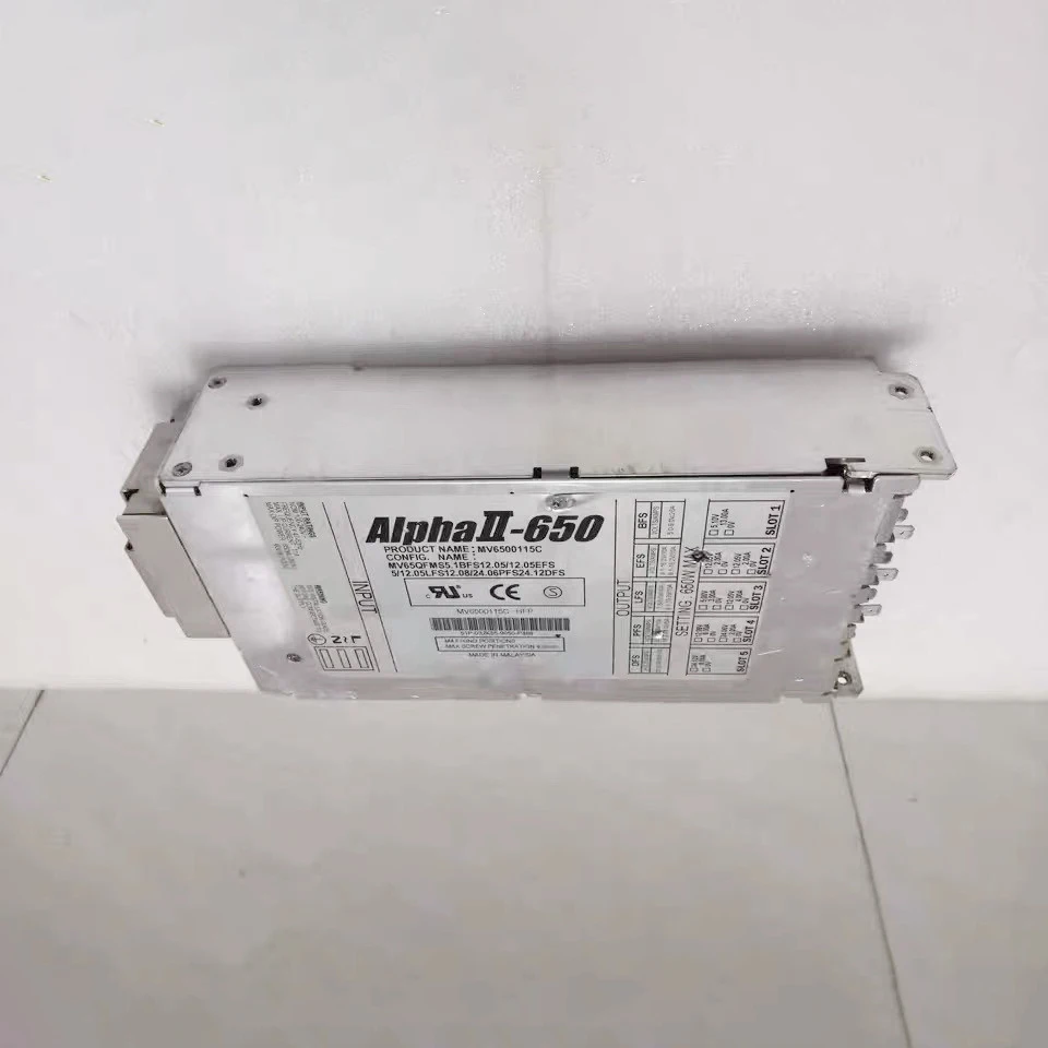high stability Industrial Equipment Power Supply MV6500115C AlphAII-650