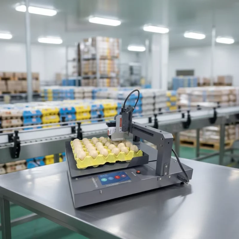 Cheap Small Egg Date Coding Machine for Egg Expiry Date Lot Number Printing in Farm