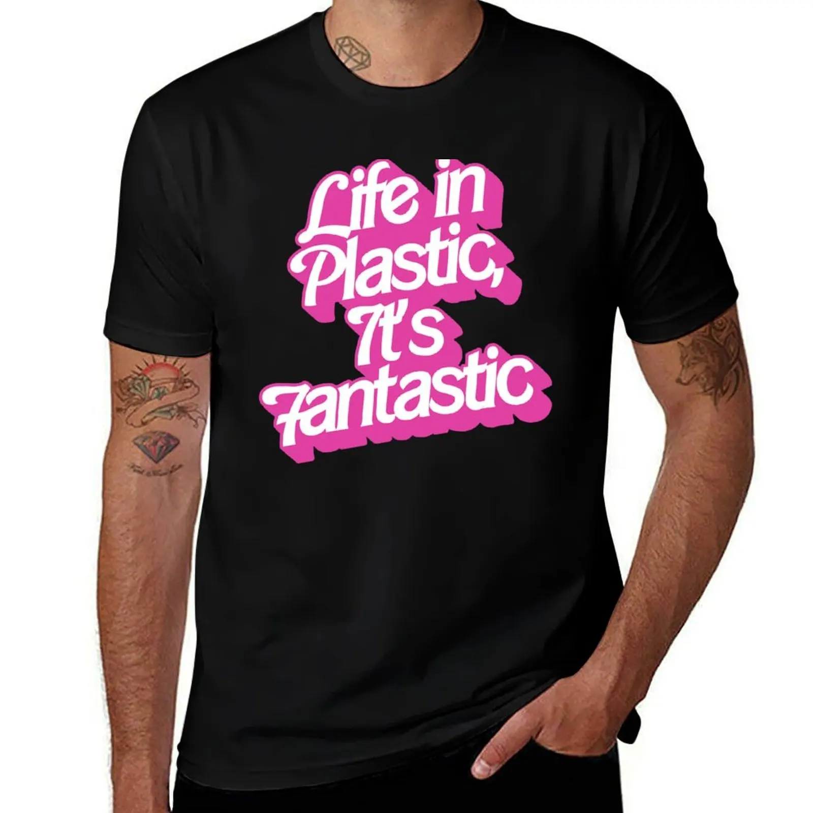 Life In Plastic, It's Fantastic T-Shirt Sports Casual Breathable Tee Shirt T-Shirt