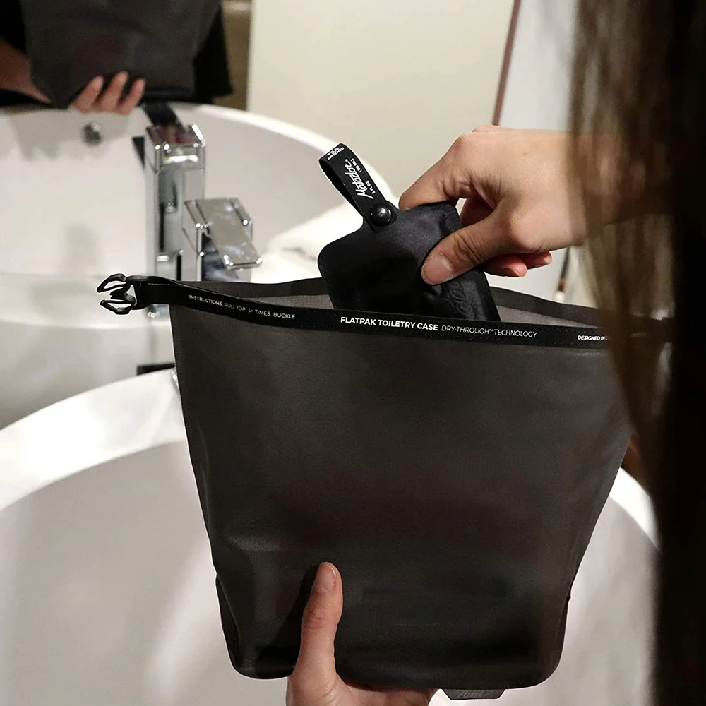 

Водонепроницаемый чехол для туалетных принадлежностей Matador FlatPak - сумка-органайзер для косметики из гибкой ткани для женщин | Дорожные косметички, чехлы
