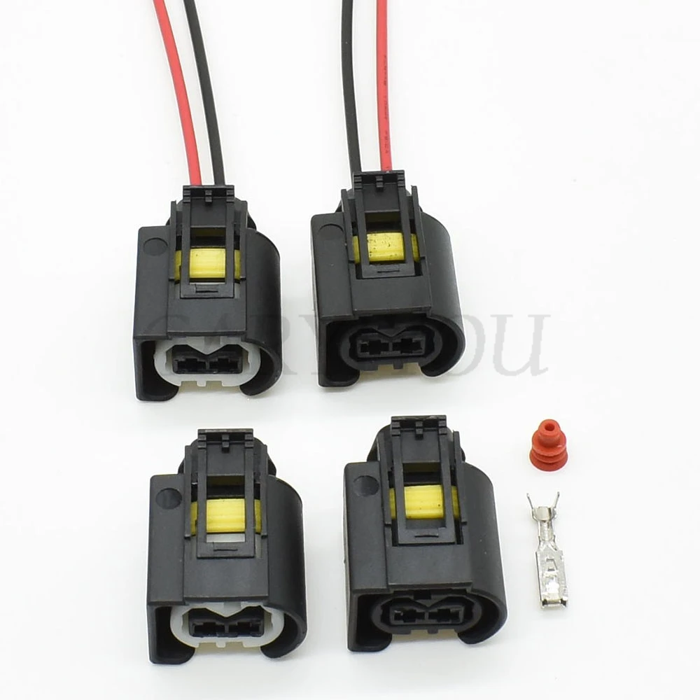 1 Set 2 Pin KOSTAL Automotive Ignition Coil Waterproof Connector Wire Harness Damper Female Socket Plug 9441292 50290937